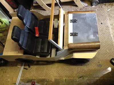 Some scrap timbers fixed together