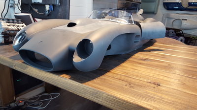 Ferrari 250 TR primer coat and dry fit (1).jpg