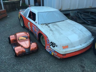 when i pulled all the R/C cars from the shed