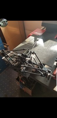 Installing front brakes.