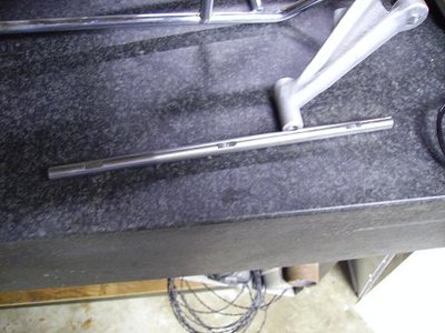 The front shaft looks just like the old one but this one is stainless. : )
