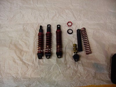 The anodized shocks